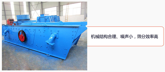圓振動篩結(jié)構(gòu)合理、噪聲小，篩分效率高