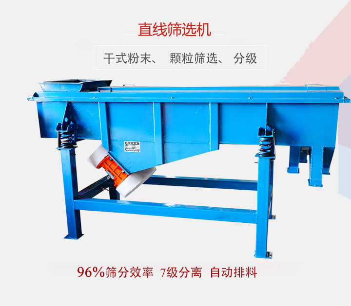 直線篩選機(jī)用于篩選、分級(jí)各種粉末、顆粒