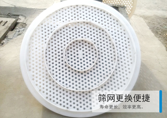 篩網(wǎng)更換便捷,壽命更長，效率更高